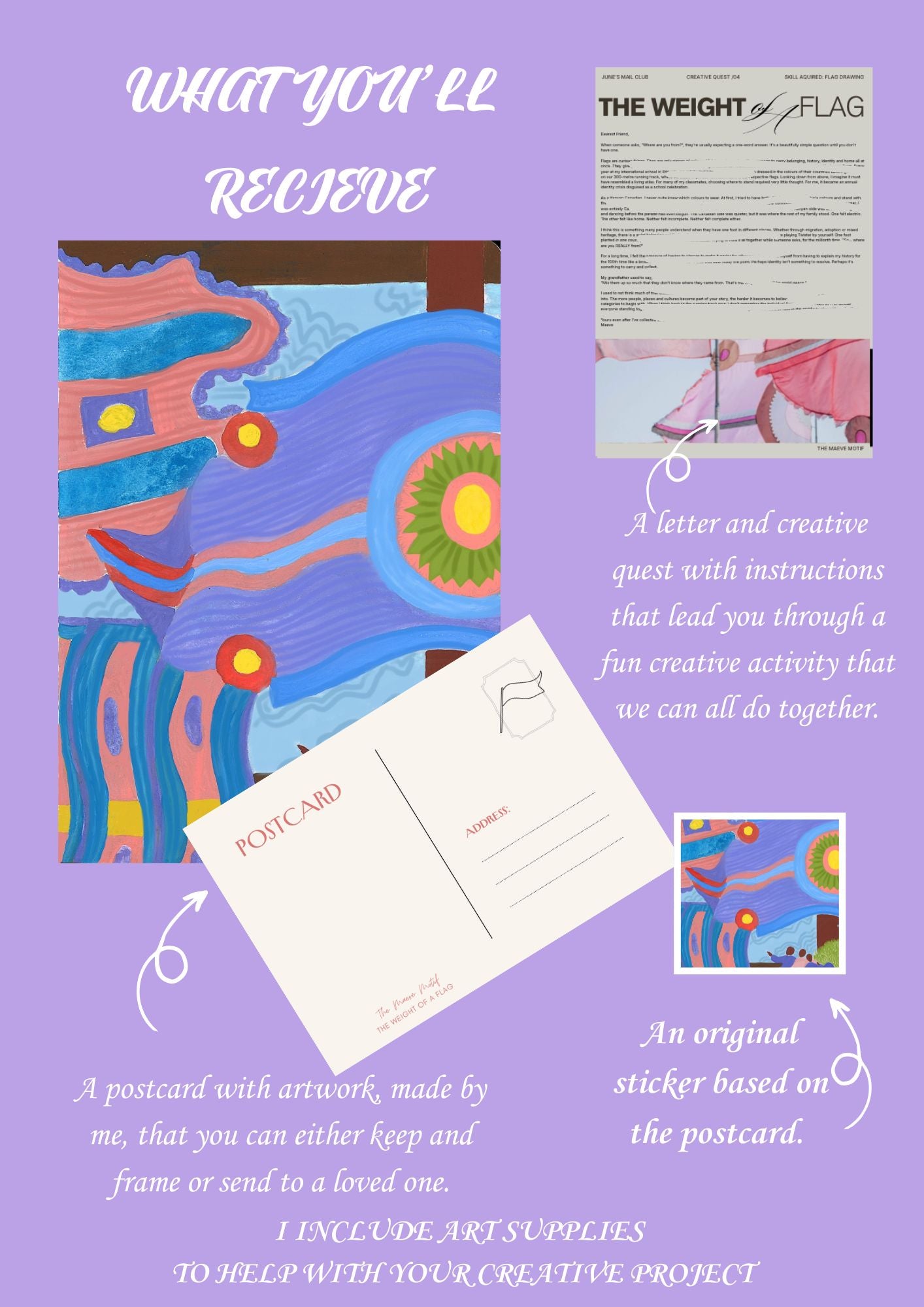 June's Mail Club 💌 The Weight of a Flag